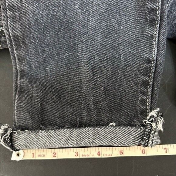 BP‎ DISTRESSED MOM JEANS BLACK 26 GRUNGE - Picture 11 of 16